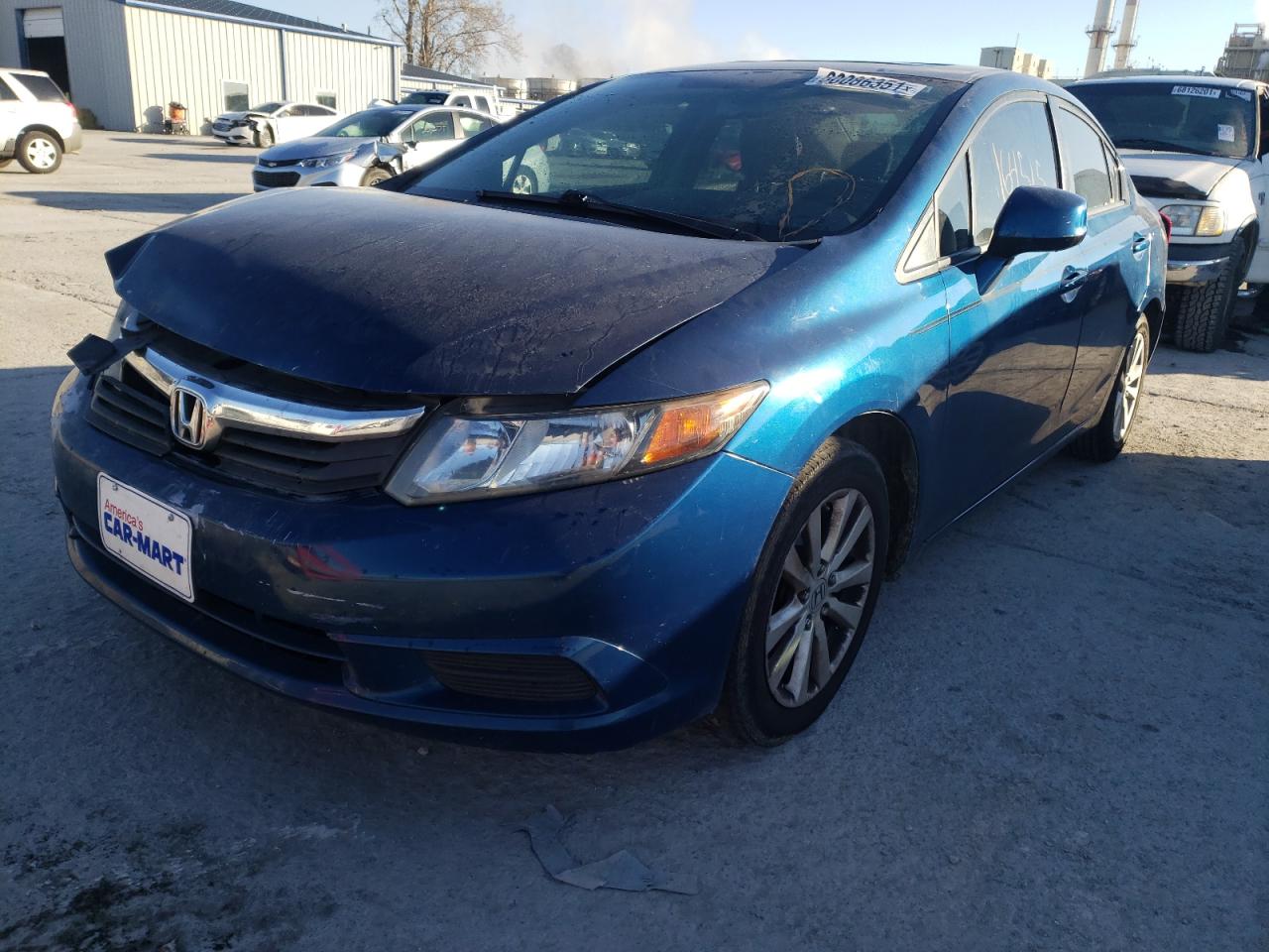 Photo 2 from auction – 2012 HONDA CIVIC EX with VIN 2HGFB2F8XCH533441