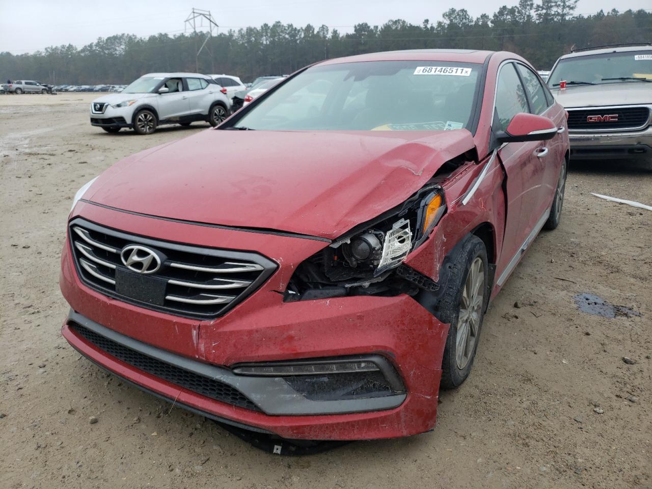 Photo 2 from auction – 2017 HYUNDAI SONATA SPO with VIN 5NPE34AF2HH480774