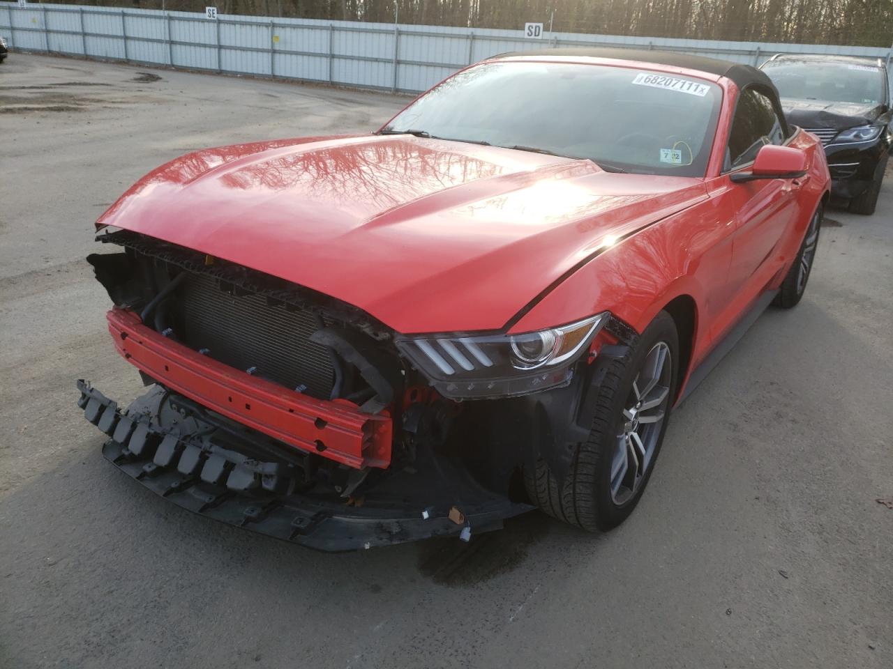 Photo 2 from auction – 2017 FORD MUSTANG with VIN 1FATP8UH2H5205315