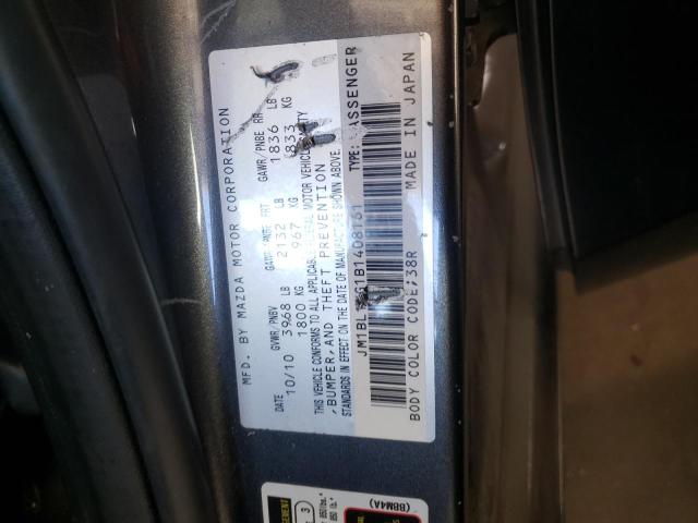 Photo 10 from auction – 2011 MAZDA 3 I with VIN JM1BL1VG1B1408161