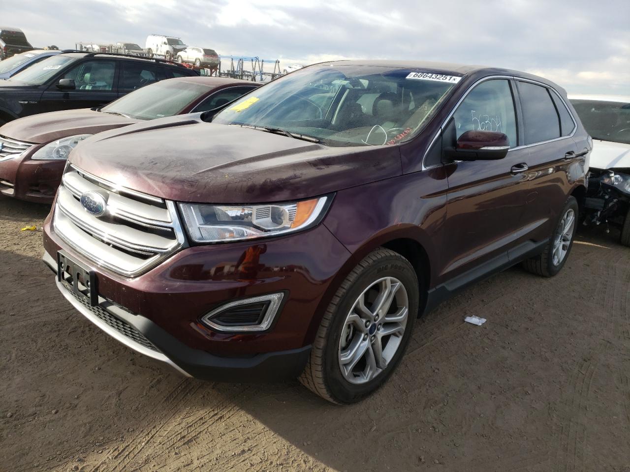 Photo 2 from auction – 2017 FORD EDGE TITAN with VIN 2FMPK4K96HBB89996