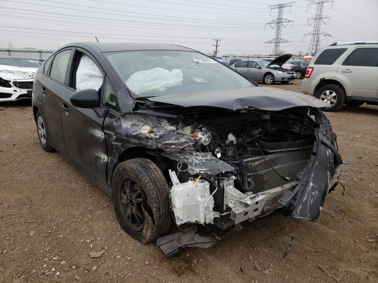 TOYOTA PRIUS 2015 with VIN JTDKN3DU6F0434733 - Photo from auction