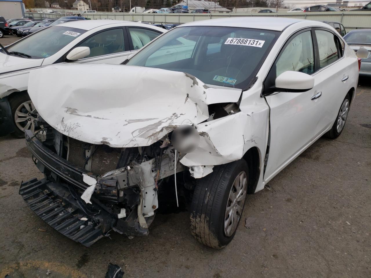 Photo 2 from auction – 2017 NISSAN SENTRA S with VIN 3N1AB7AP4HY217154