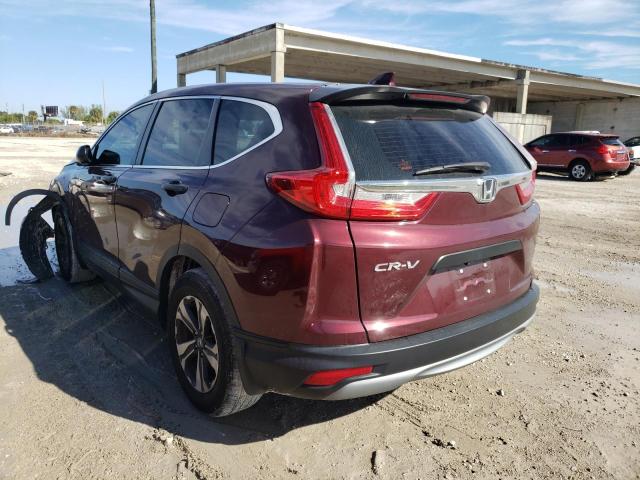 Photo 3 from auction – 2017 HONDA CR-V LX with VIN 7FARW5H31HE015299