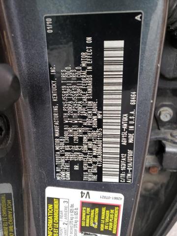 Photo 10 from auction – 2010 TOYOTA VENZA with VIN 4T3BA3BB6AU011975