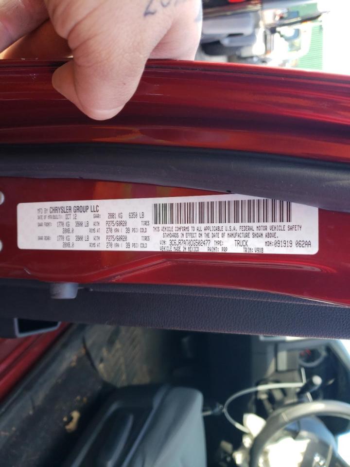 Photo 10 from auction – 2013 RAM 1500 ST with VIN 3C6JR7AT0DG502477