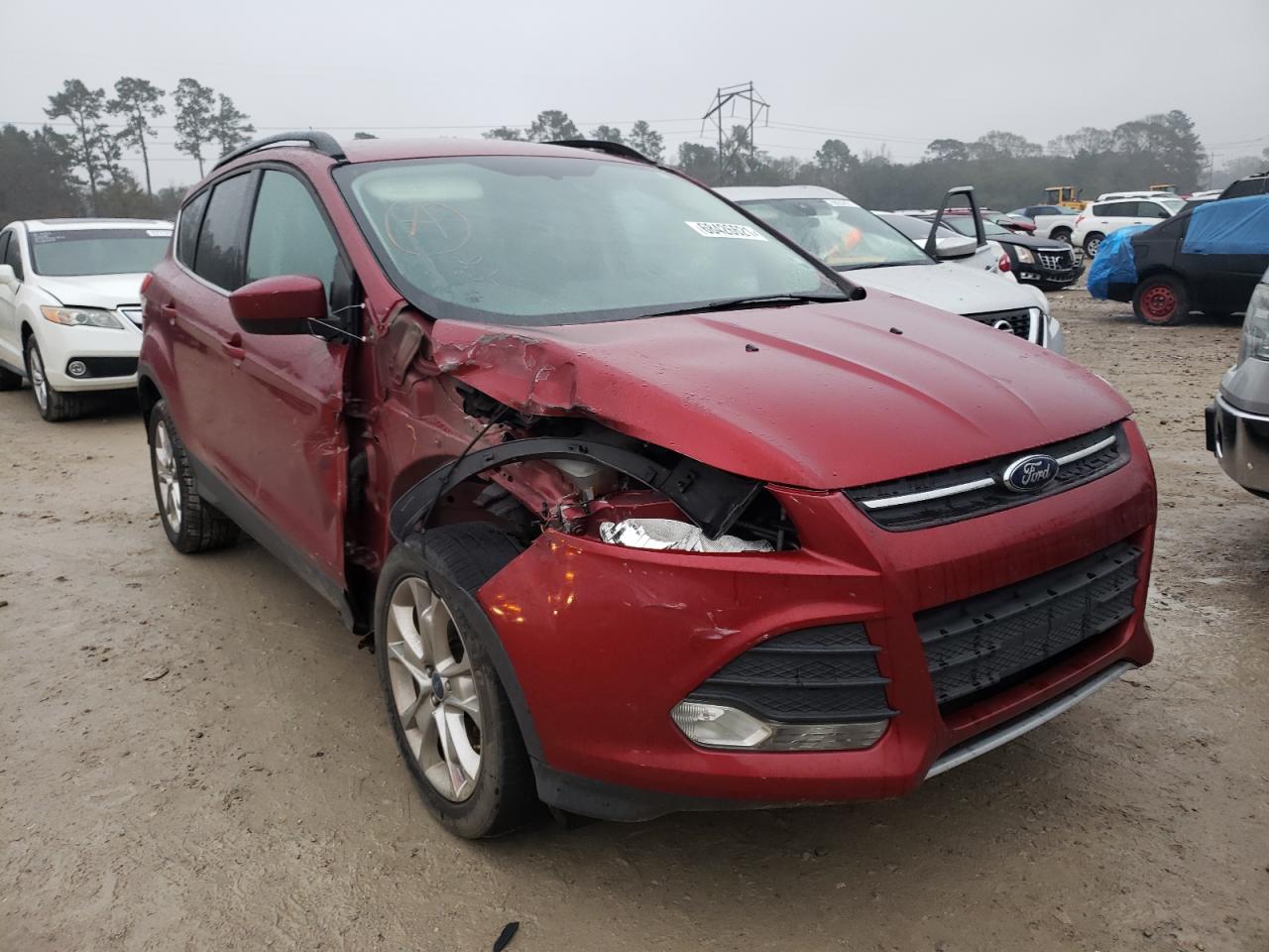 FORD ESCAPE SE 2014 with VIN 1FMCU0GX7EUA58252 - Photo from auction