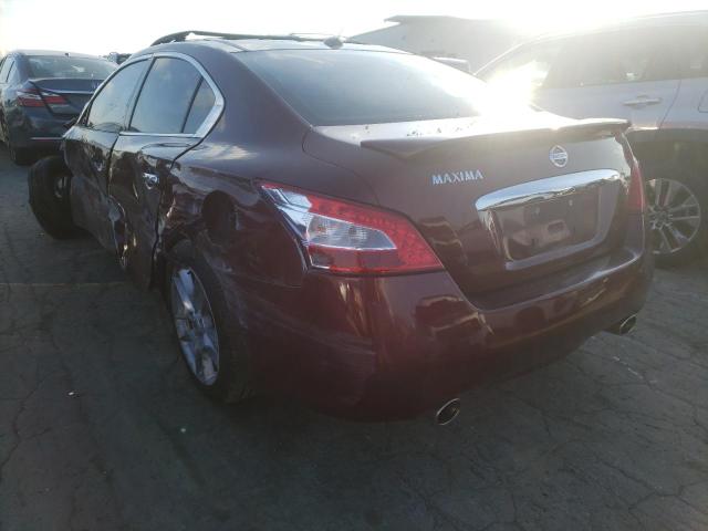 Photo 3 from auction – 2011 NISSAN MAXIMA S with VIN 1N4AA5AP1BC800629