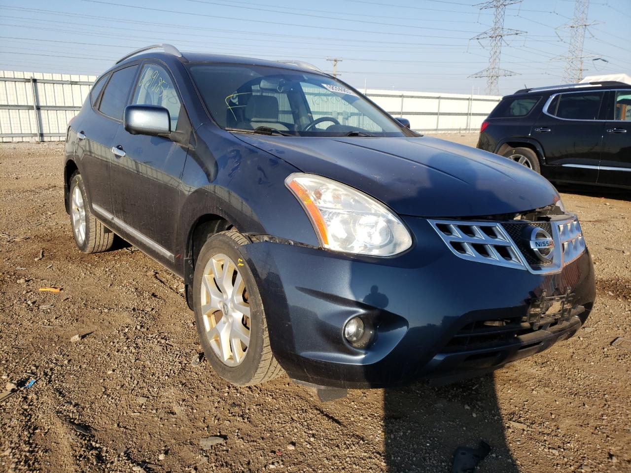 NISSAN ROGUE S 2012 with VIN JN8AS5MV7CW417039 - Photo from auction