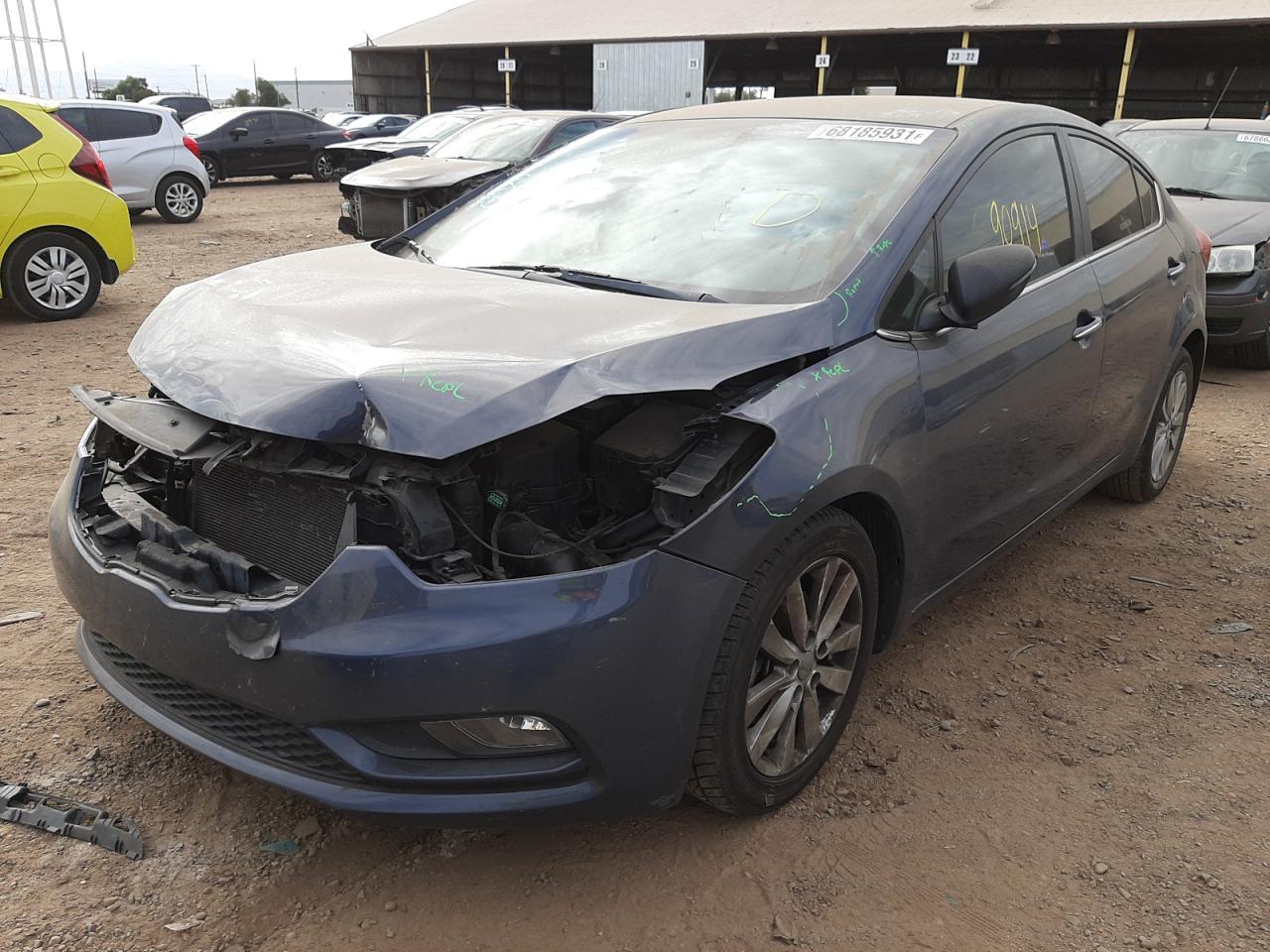 Photo 2 from auction – 2014 KIA FORTE EX with VIN KNAFX4A86E5089727