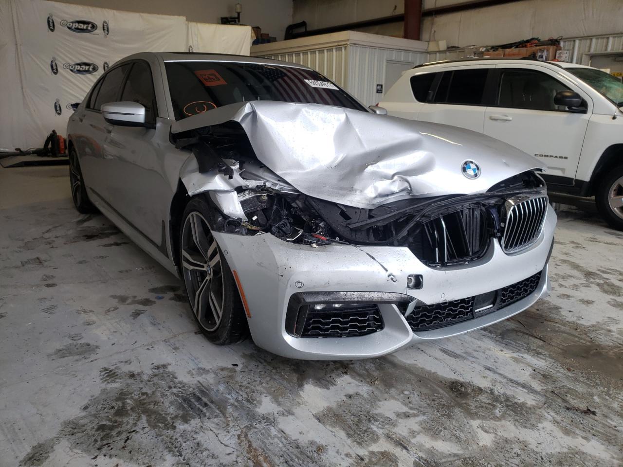 BMW 740 I 2019 with VIN WBA7E2C54KB217641 - Photo from auction