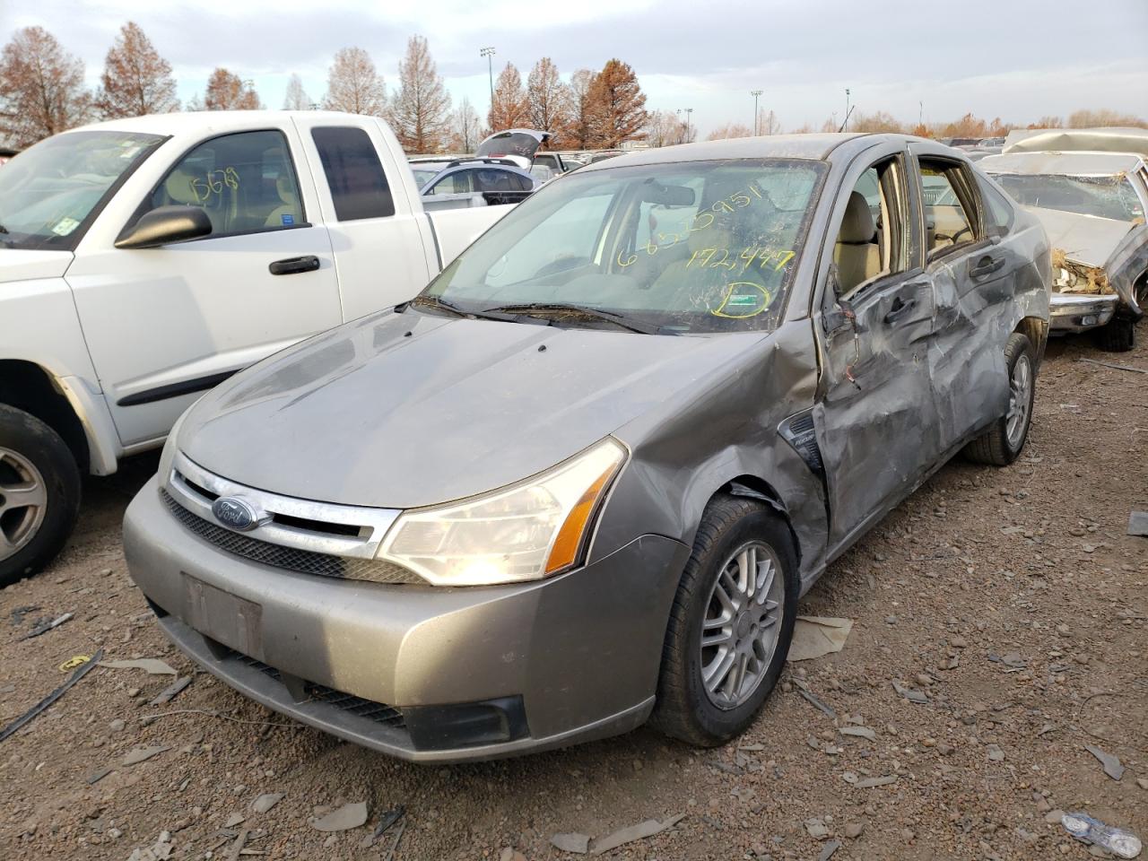 Photo 2 from auction – 2008 FORD FOCUS SE with VIN 1FAHP35N98W129180