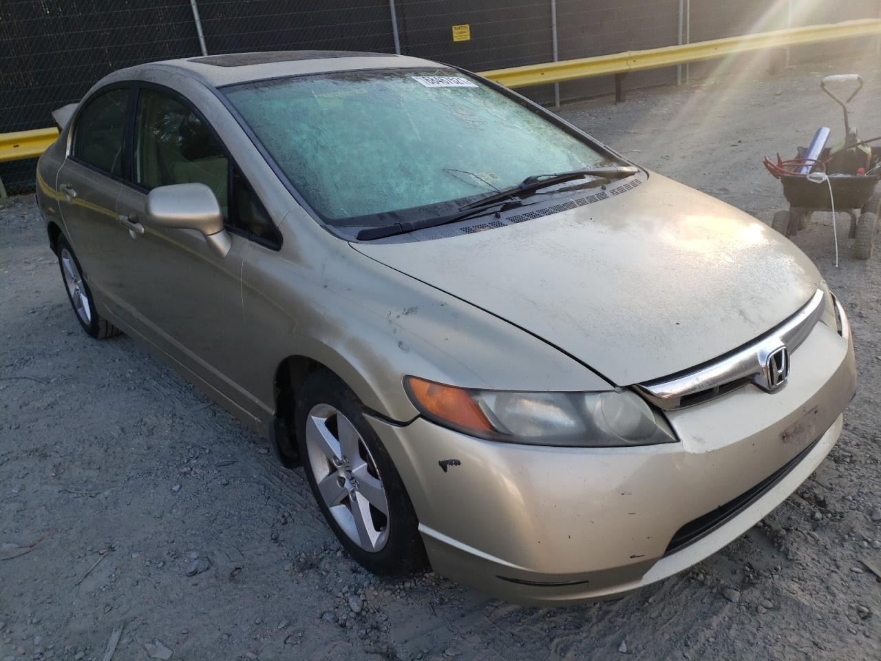 Photo 1 from auction – 2008 HONDA CIVIC EX with VIN 1HGFA15888L092935