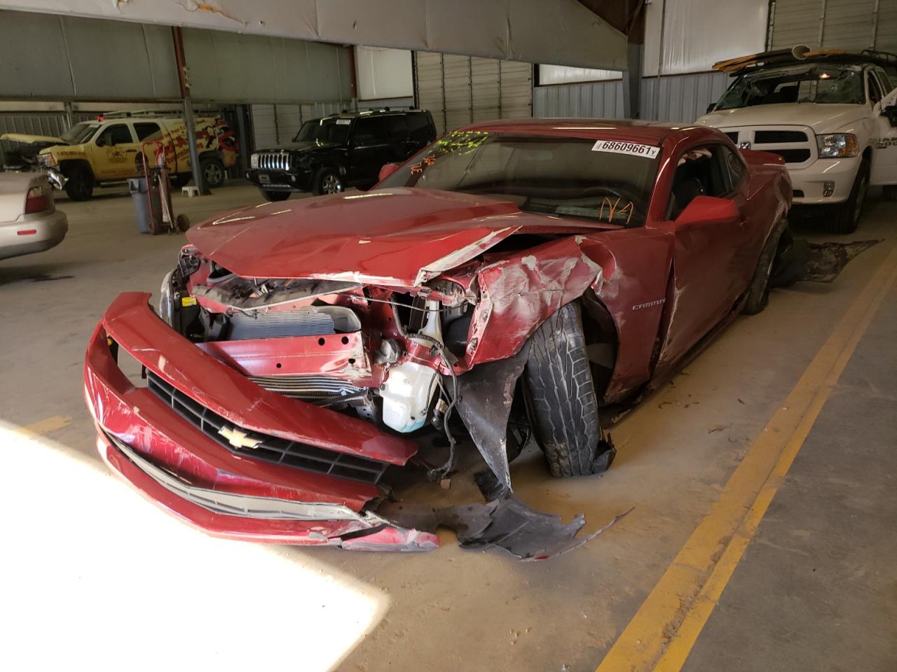 Photo 2 from auction – 2015 CHEVROLET CAMARO LT with VIN 2G1FD1E30F9109766