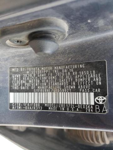 Photo 10 from auction – 2016 TOYOTA COROLLA L with VIN 5YFBURHE7GP559921