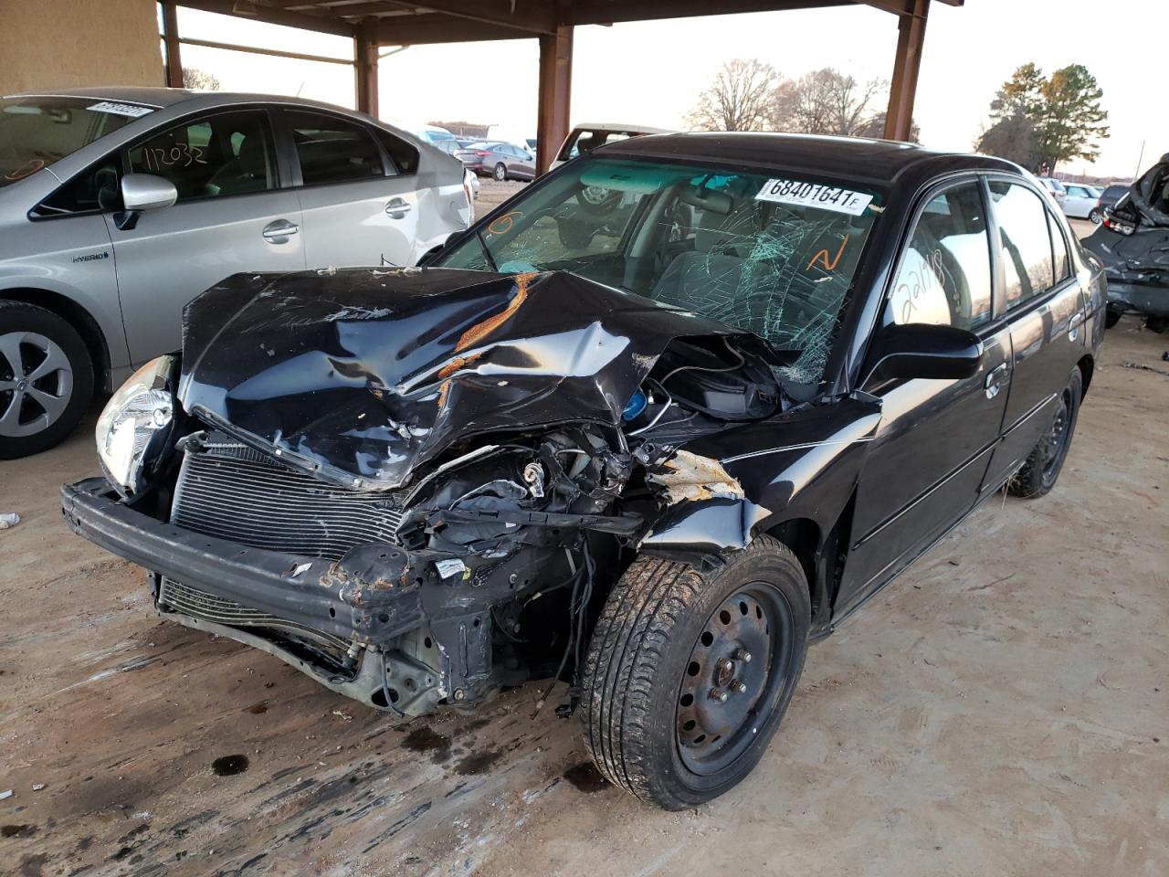 Photo 2 from auction – 2003 HONDA CIVIC EX with VIN 2HGES26703H540725
