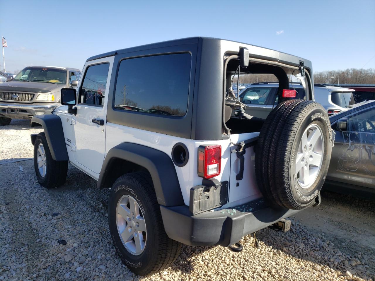 Photo 3 from auction – 2017 JEEP WRANGLER S with VIN 1C4AJWAG9HL623305