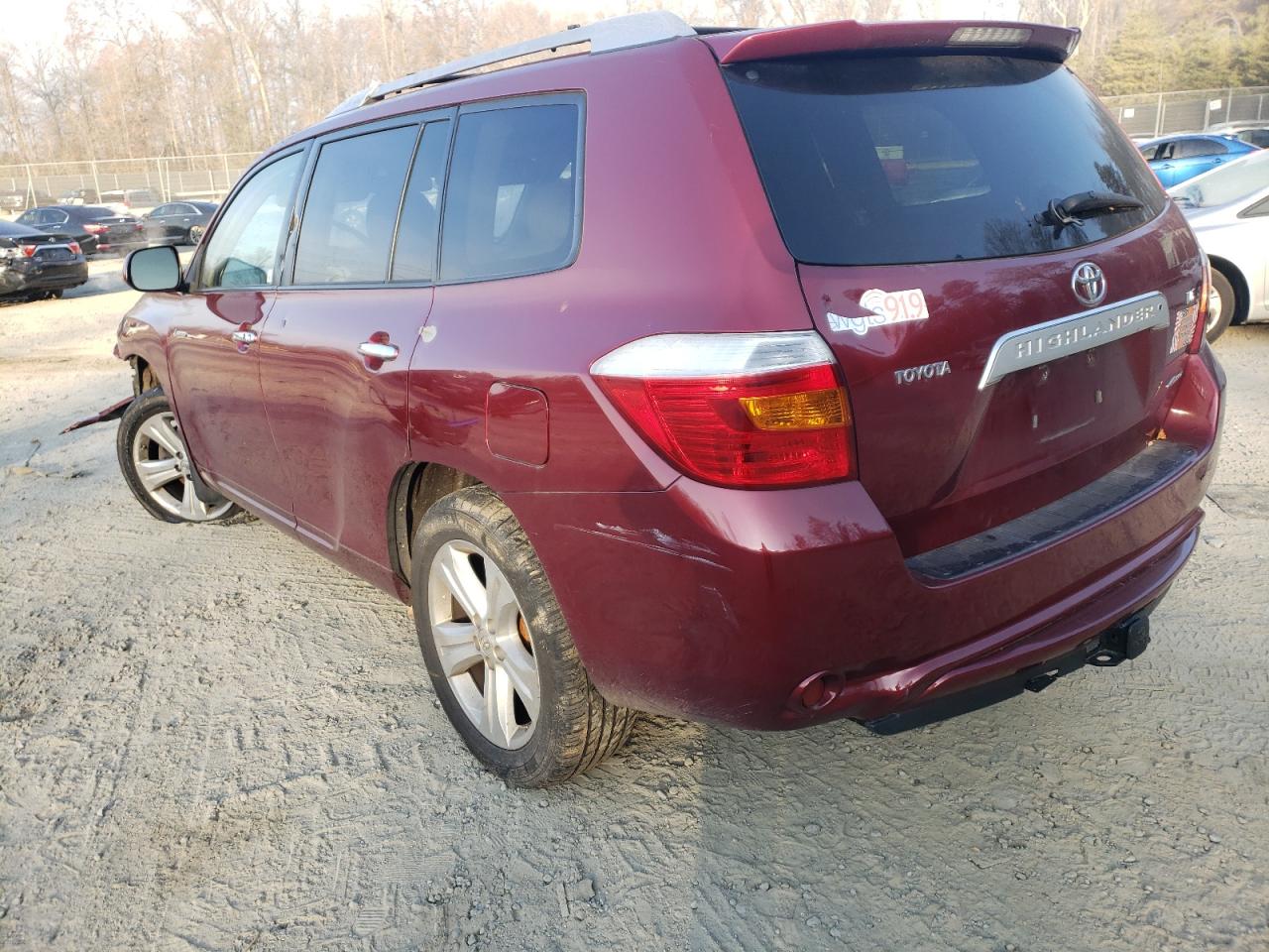 Photo 3 from auction – 2008 TOYOTA HIGHLANDER with VIN JTEES42A682026188