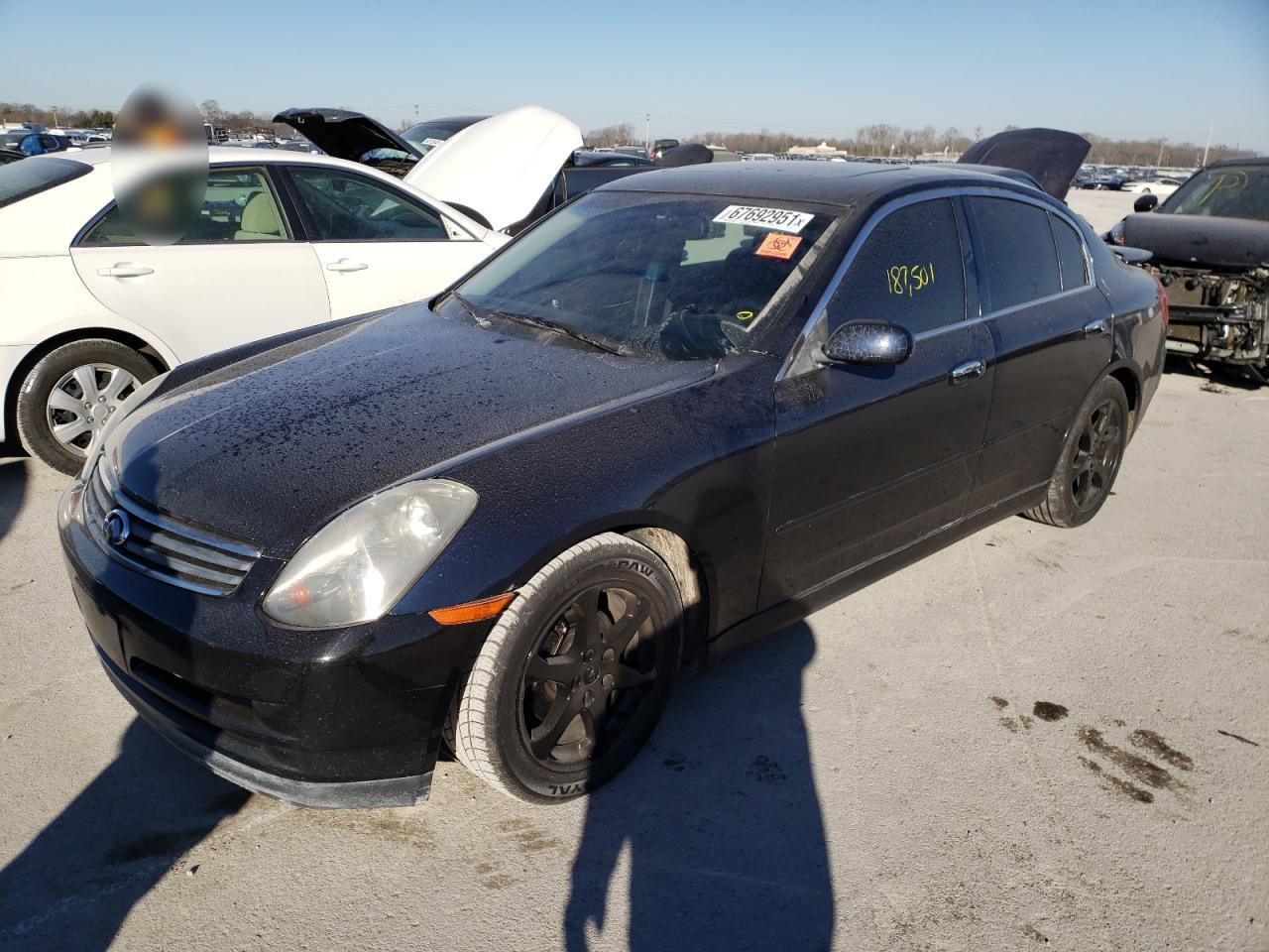 Photo 2 from auction – 2003 INFINITI G35 with VIN JNKCV51E83M004878