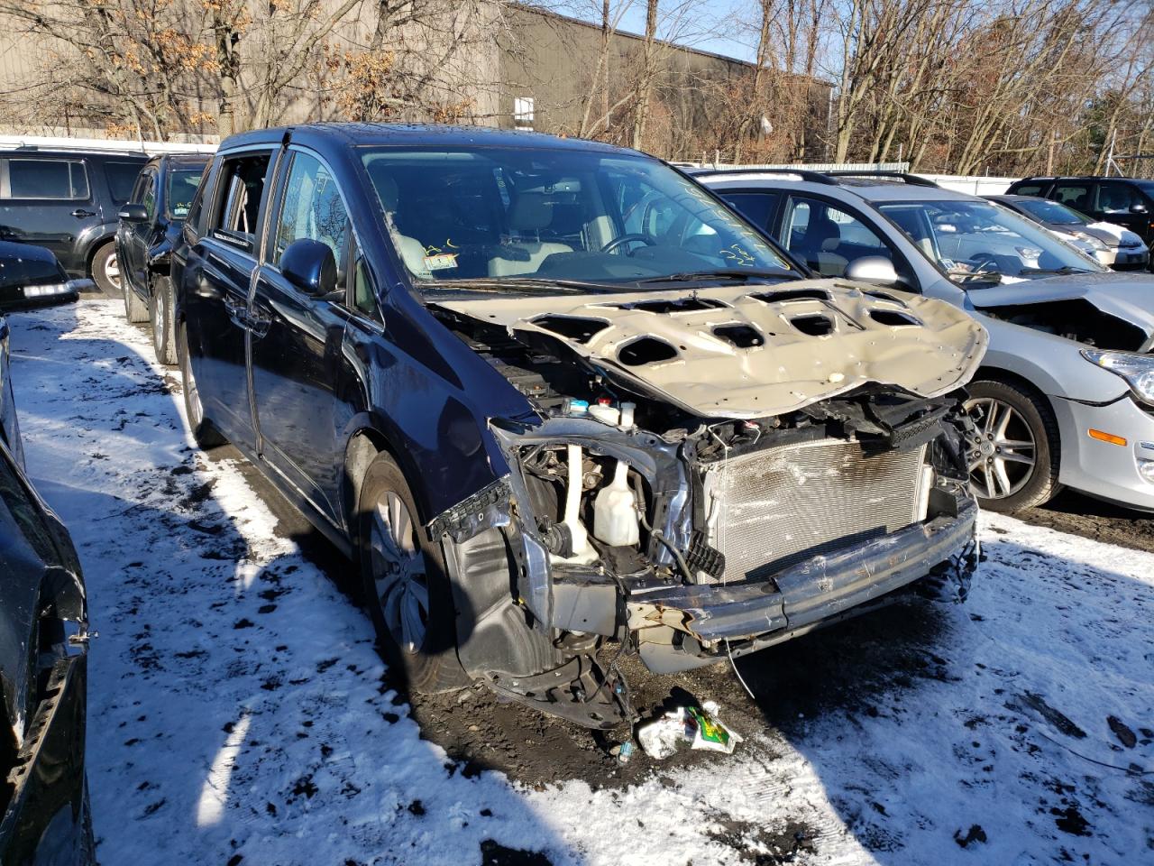 Photo 1 from auction – 2014 HONDA ODYSSEY EX with VIN 5FNRL5H62EB081144