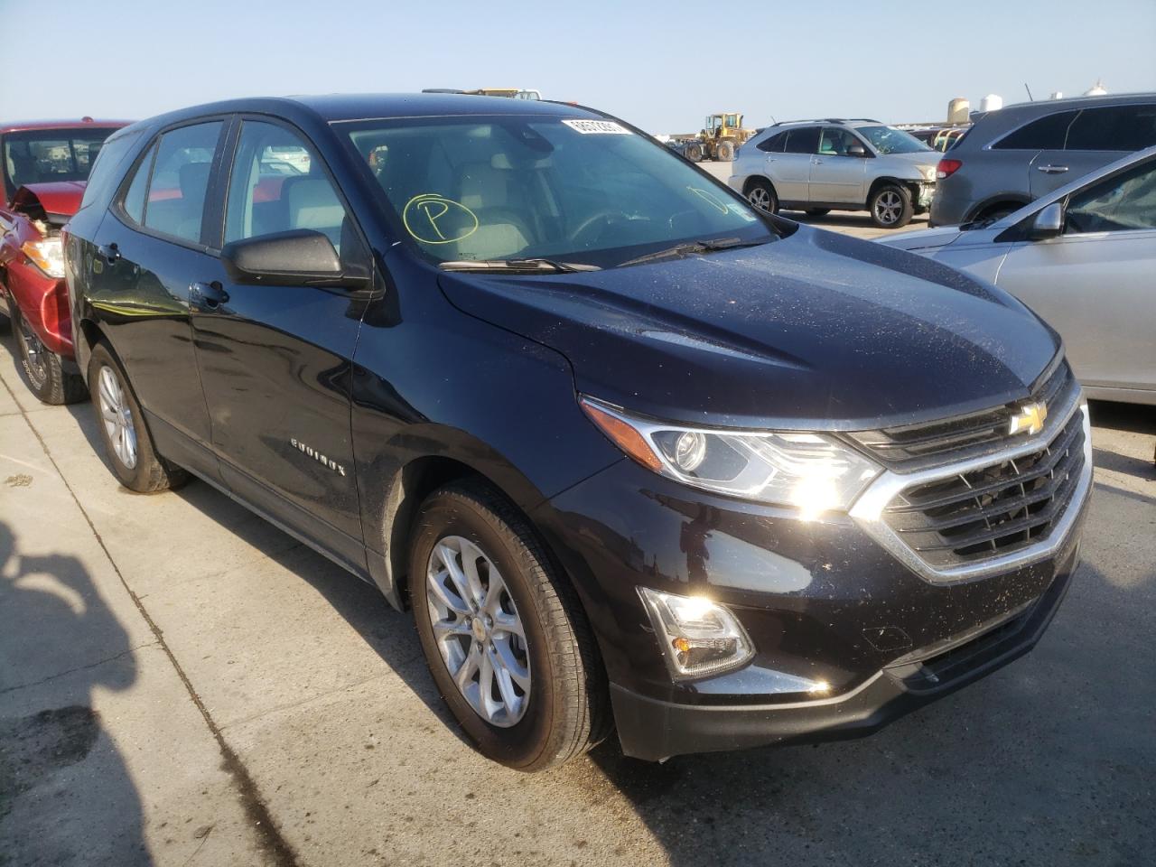 CHEVROLET EQUINOX LS 2020 with VIN 3GNAXHEV8LS628458 - Photo from auction