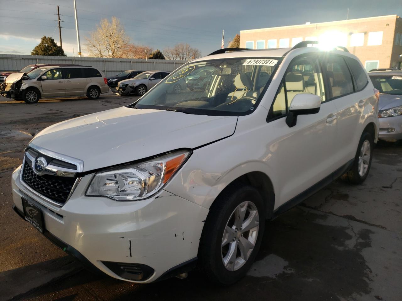 Photo 2 from auction – 2014 SUBARU FORESTER 2 with VIN JF2SJADC3EH458559
