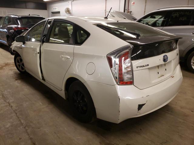 Photo 3 from auction – 2012 TOYOTA PRIUS with VIN JTDKN3DU7C5445612