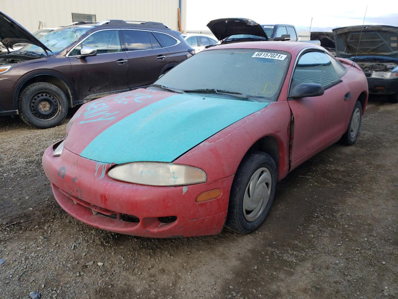Photo 2 from auction – 1995 MITSUBISHI ECLIPSE RS with VIN 4A3AK34Y1SE171066