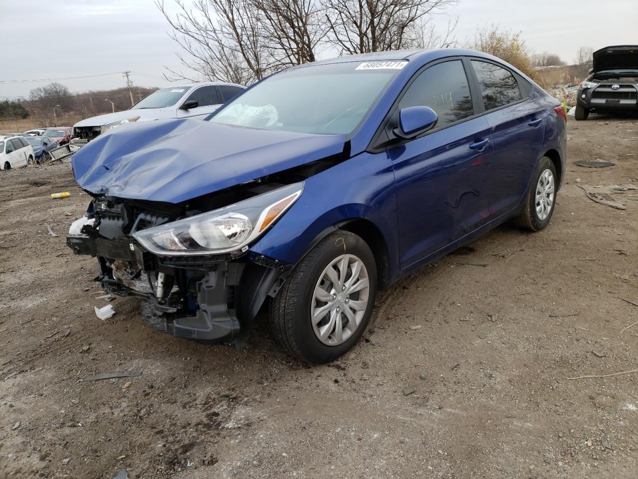 Photo 2 from auction – 2022 HYUNDAI ACCENT SE with VIN 3KPC24A63NE157473