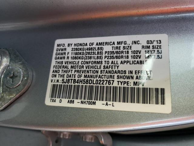 Photo 10 from auction – 2013 ACURA RDX TECHNO with VIN 5J8TB4H58DL022767