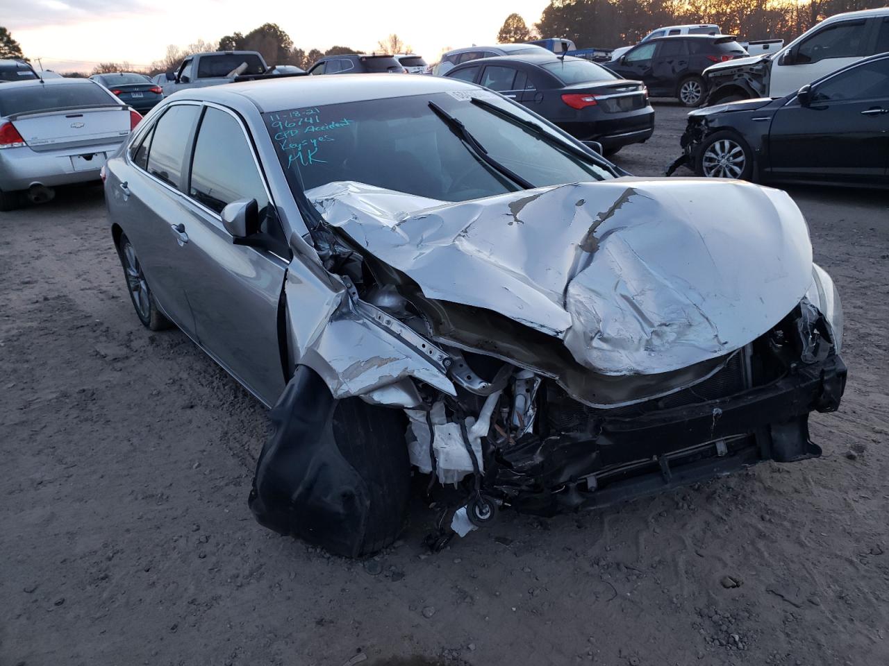TOYOTA CAMRY LE 2016 with VIN 4T1BF1FK2GU193014 - Photo from auction