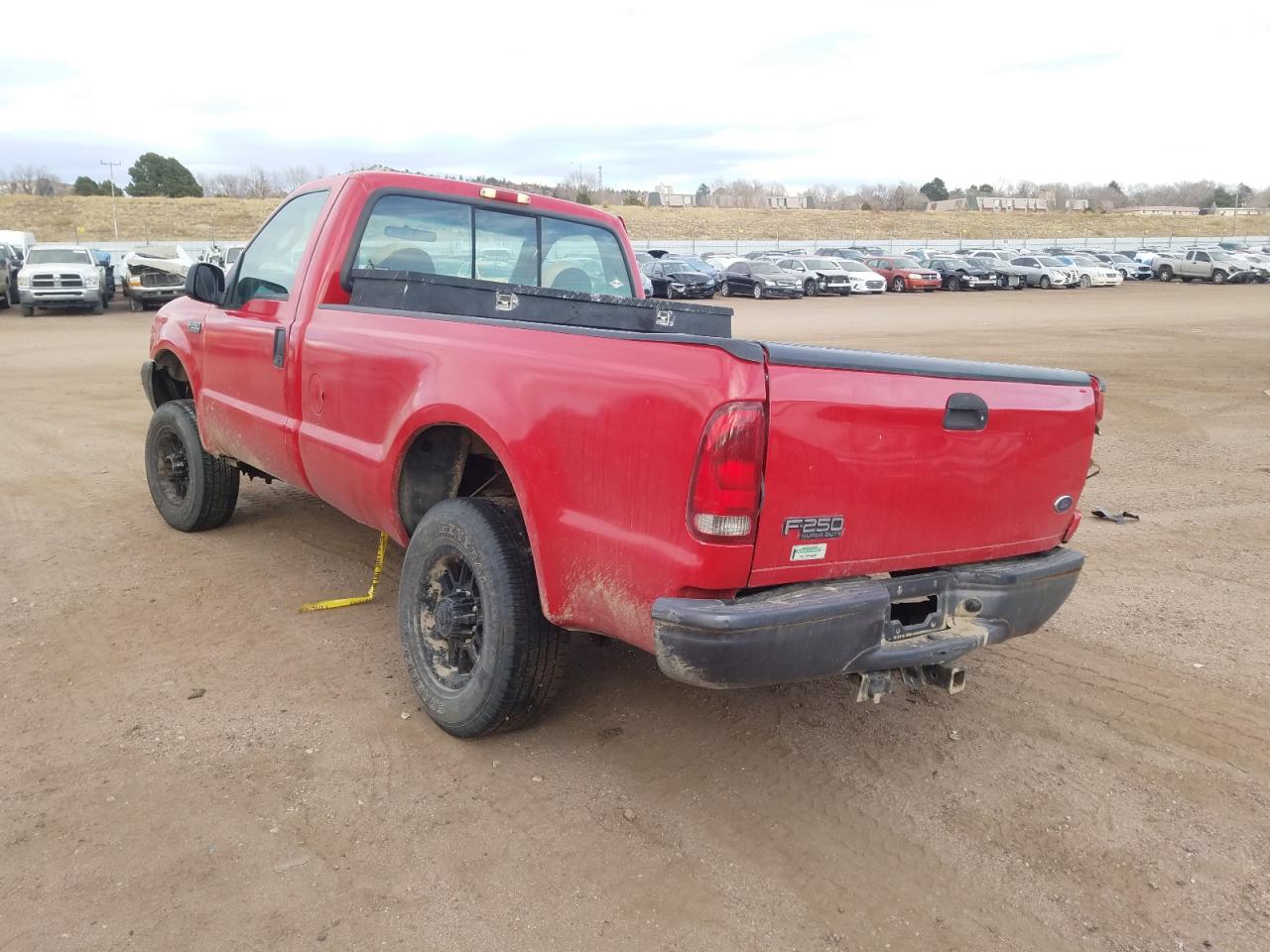 Photo 3 from auction – 2004 FORD F250 SUPER with VIN 1FTNF21L84EA74610