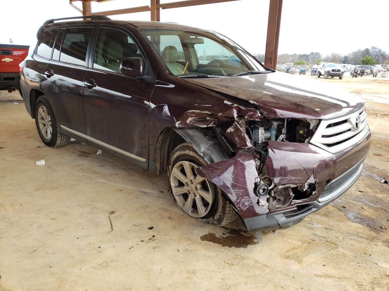 TOYOTA HIGHLANDER 2012 with VIN 5TDZK3EH3CS077562 - Photo from auction