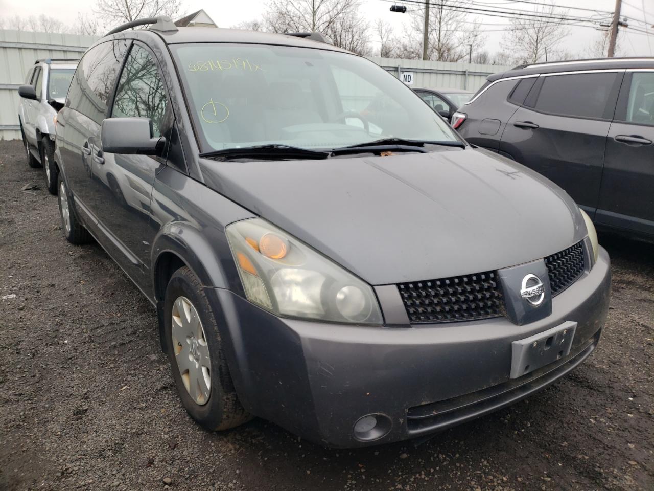 NISSAN QUEST 2006 with VIN 5N1BV28U46N124325 - Photo from auction