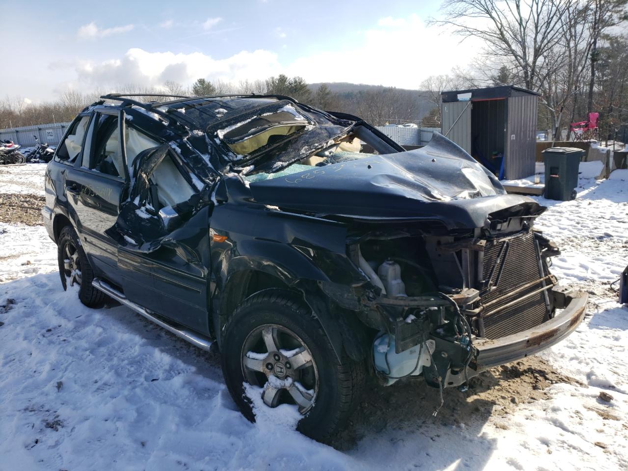 Photo 9 from auction – 2007 HONDA PILOT EXL with VIN 2HKYF18587H538823