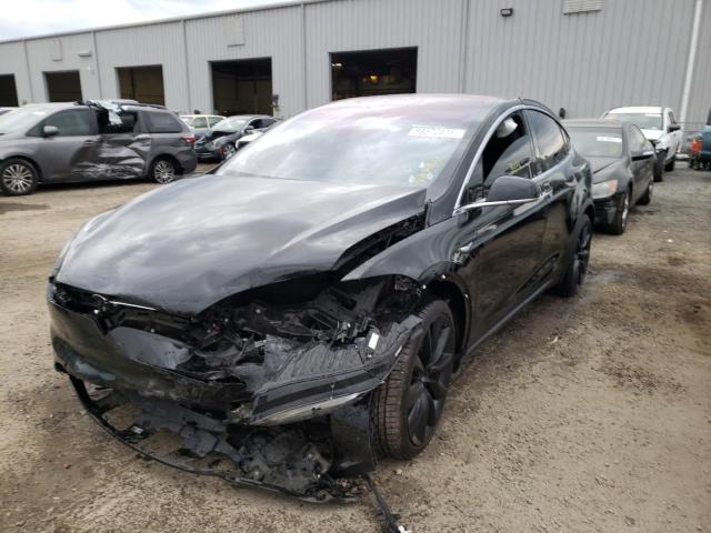 Photo 2 from auction – 2020 TESLA MODEL X with VIN 5YJXCDE23LF231097