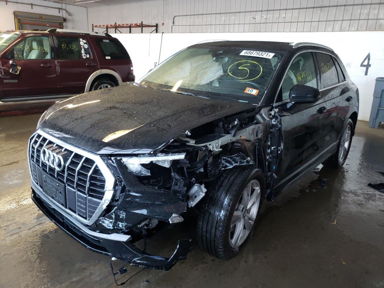 Photo 2 from auction – 2021 AUDI Q3 PREMIUM with VIN WA1DECF30M1009653