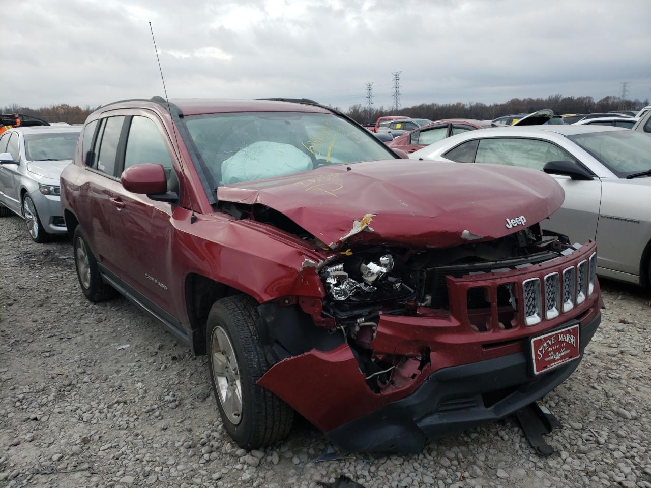 JEEP COMPASS LA 2016 with VIN 1C4NJCEA5GD783308 - Photo from auction
