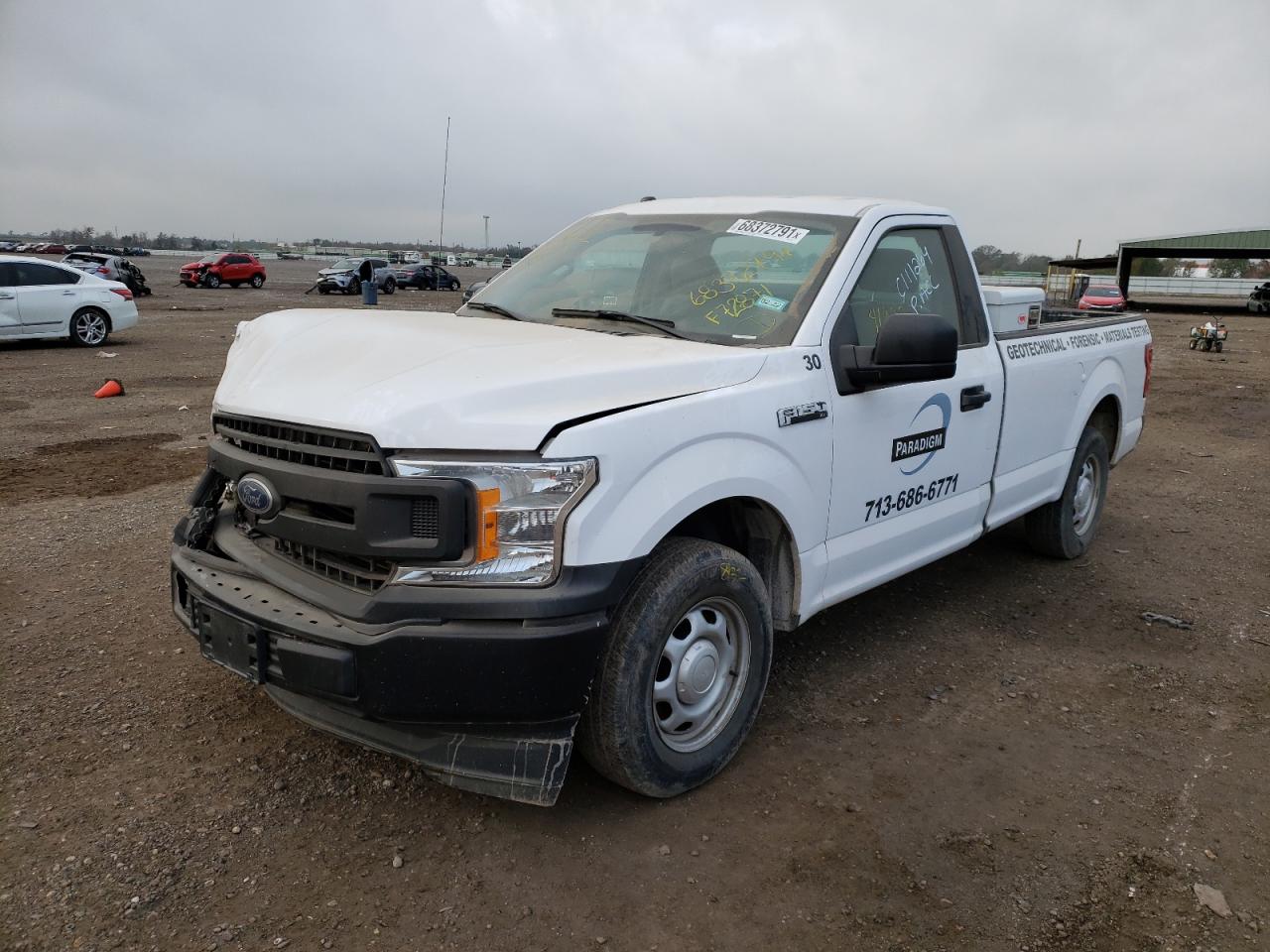 Photo 2 from auction – 2018 FORD F150 with VIN 1FTMF1CB7JKF72871