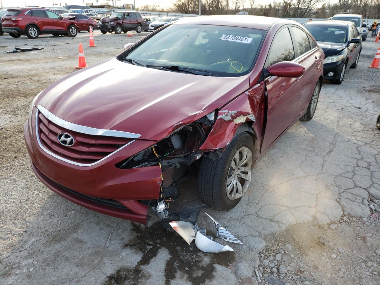 Photo 2 from auction – 2011 HYUNDAI SONATA GLS with VIN 5NPEB4AC8BH010197