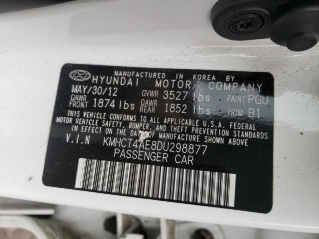 Photo 10 from auction – 2013 HYUNDAI ACCENT GLS with VIN KMHCT4AE8DU298877
