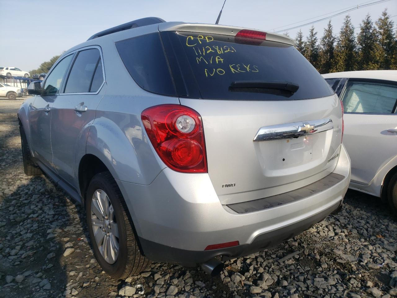 Photo 3 from auction – 2010 CHEVROLET EQUINOX LT with VIN 2CNFLNEY1A6351291