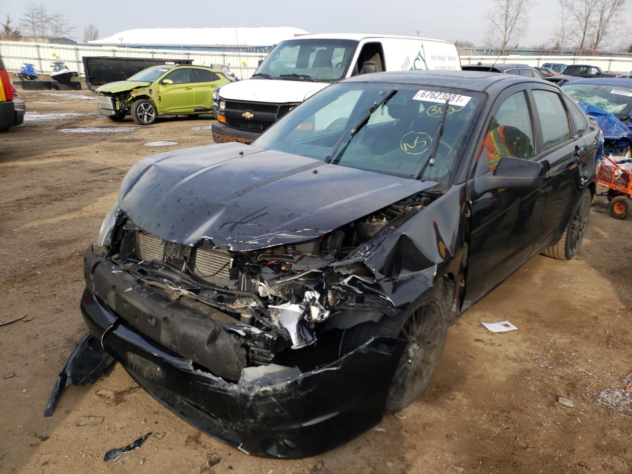 Photo 2 from auction – 2011 FORD FOCUS SES with VIN 1FAHP3GN3BW116350