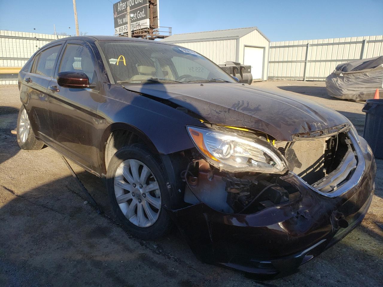 CHRYSLER 200 2013 with VIN 1C3CCBBB7DN728099 - Photo from auction