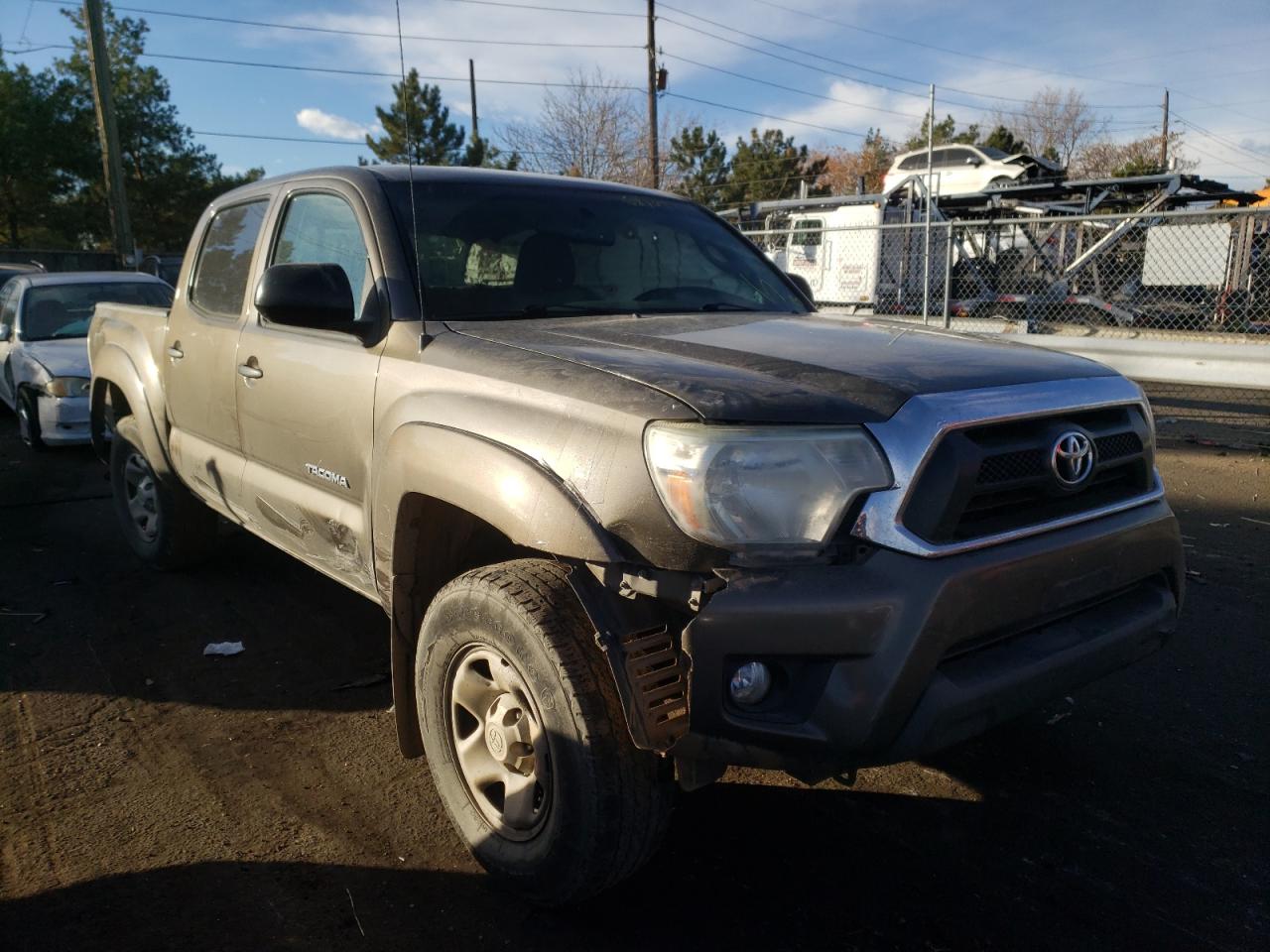 TOYOTA TACOMA DOU 2013 with VIN 3TMLU4EN3DM115756 - Photo from auction