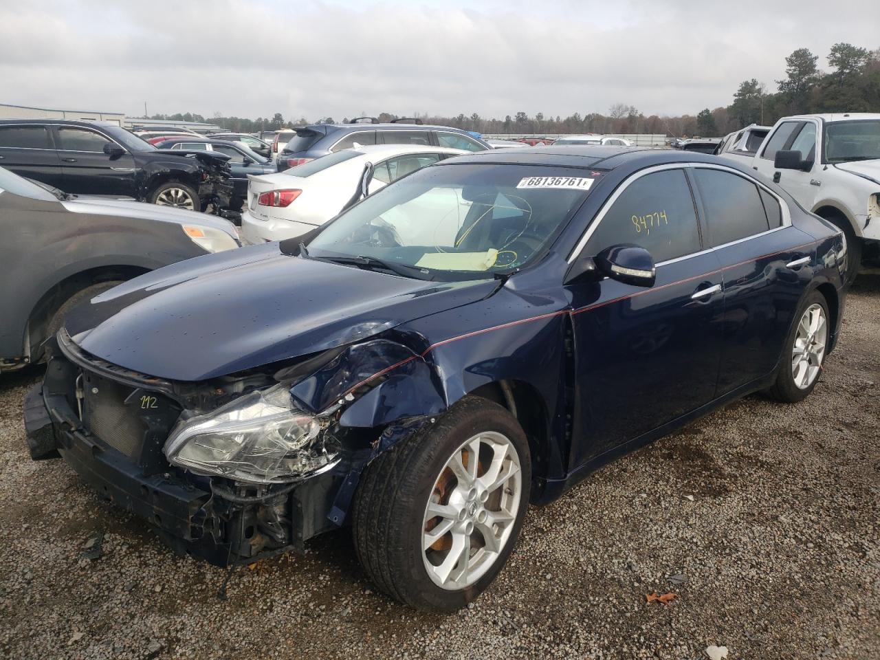 Photo 2 from auction – 2014 NISSAN MAXIMA S with VIN 1N4AA5AP0EC473340