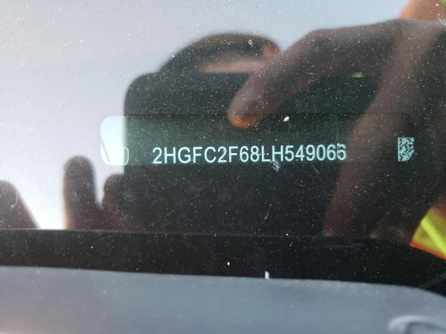 Photo 10 from auction – 2020 HONDA CIVIC LX with VIN 2HGFC2F68LH549066