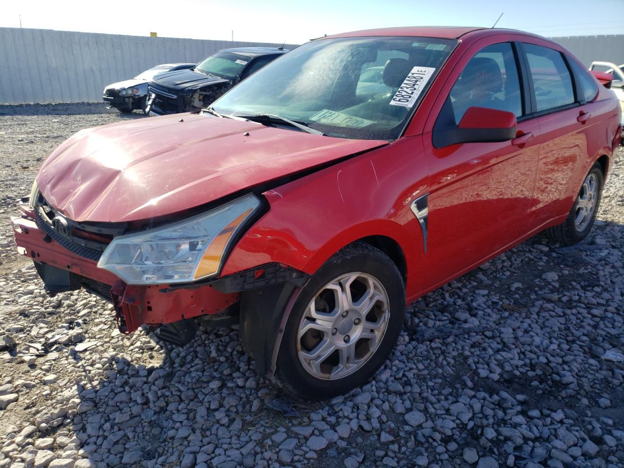 Photo 2 from auction – 2008 FORD FOCUS SE with VIN 1FAHP35N58W257898