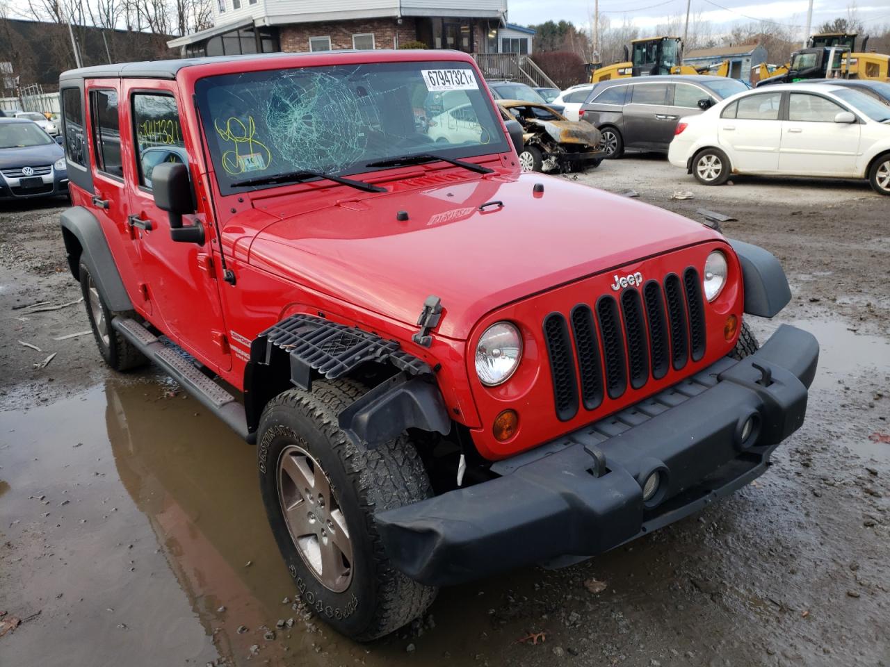 JEEP WRANGLER U 2012 with VIN 1C4BJWDG5CL177601 - Photo from auction