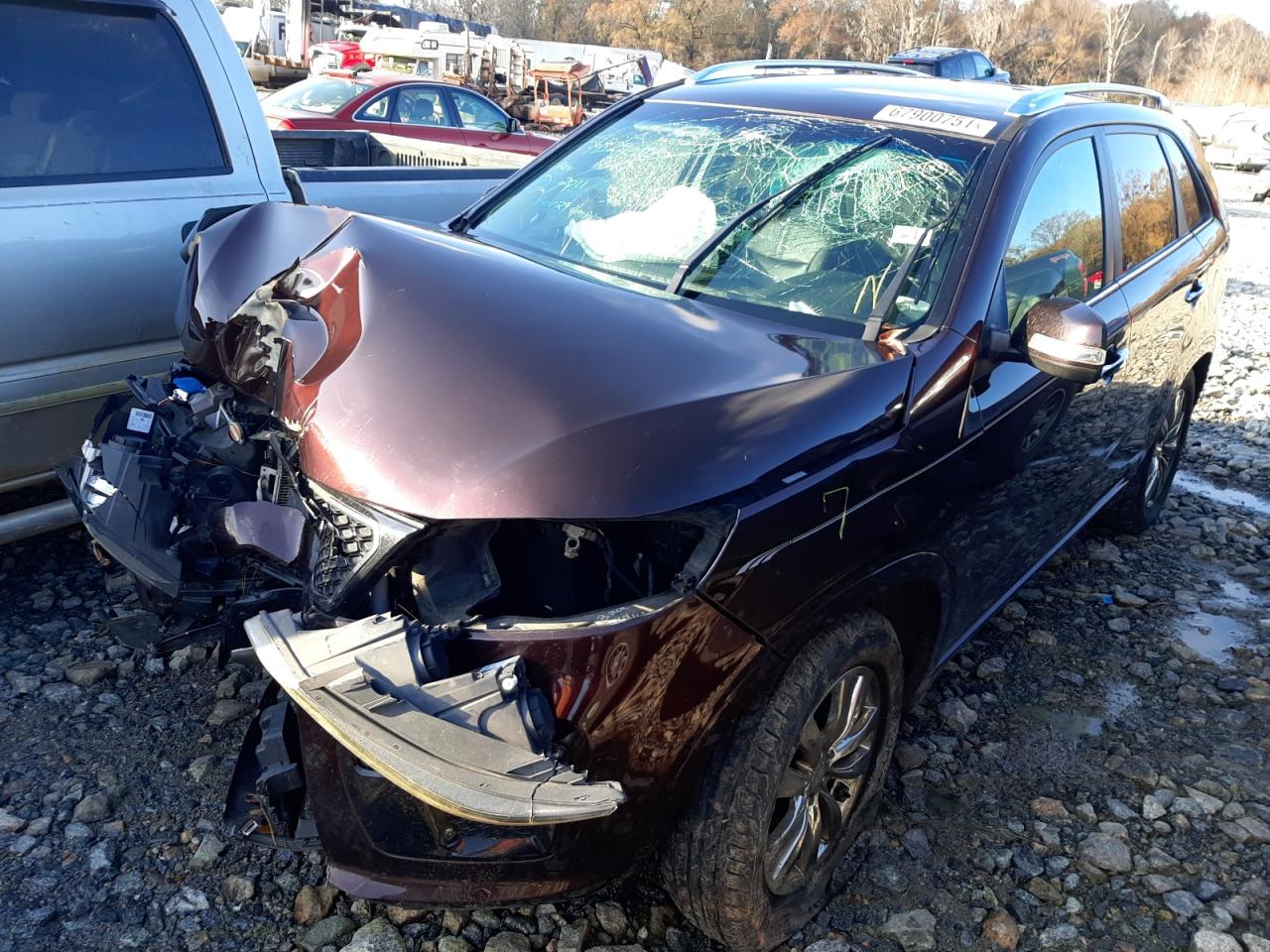 Photo 2 from auction – 2012 KIA SORENTO SX with VIN 5XYKW4A22CG208393